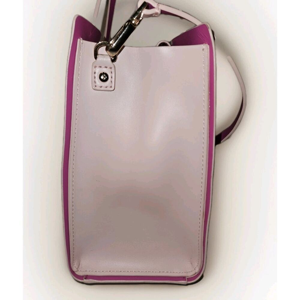 Kate Spade Elodie Arbour Hill Leather Crossbody Top Handle Bag Pink EUC 10x9x5 - Picture 4 of 12